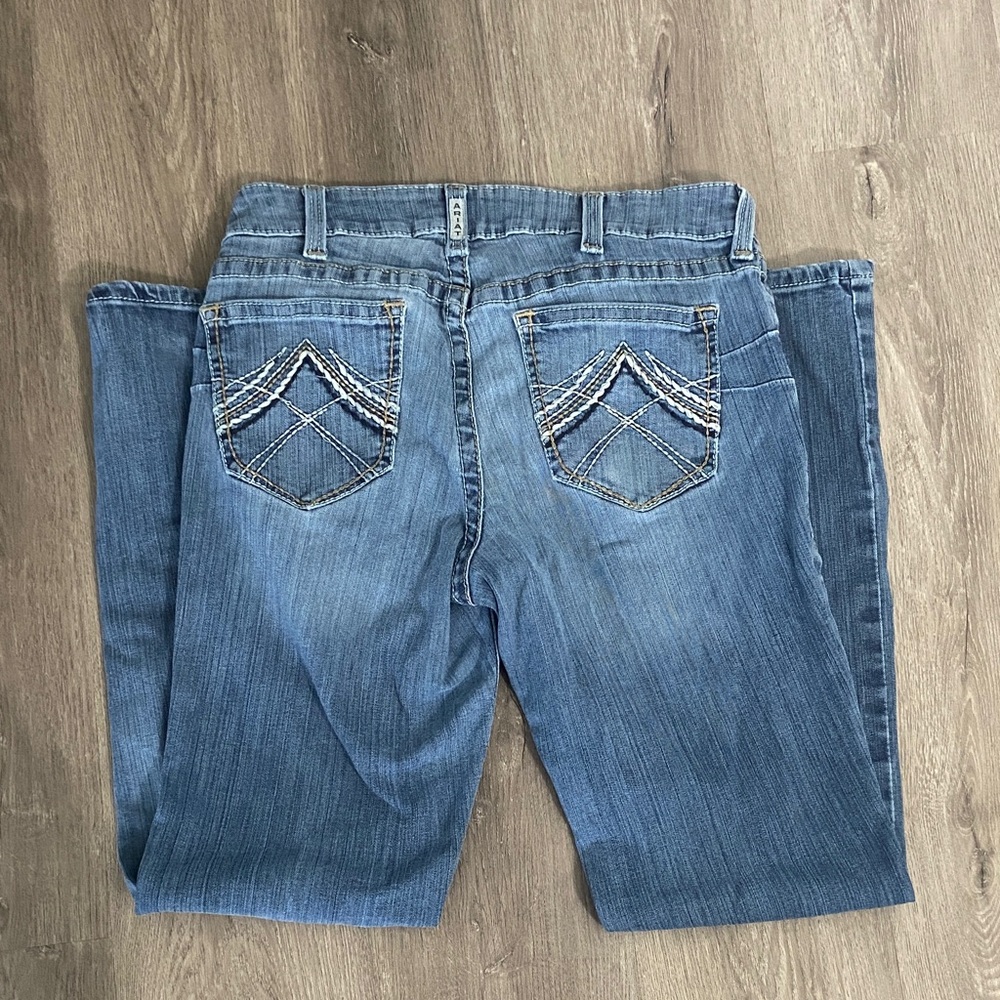 Ariat Blue Women's Jeans with Embroidered Back Pockets